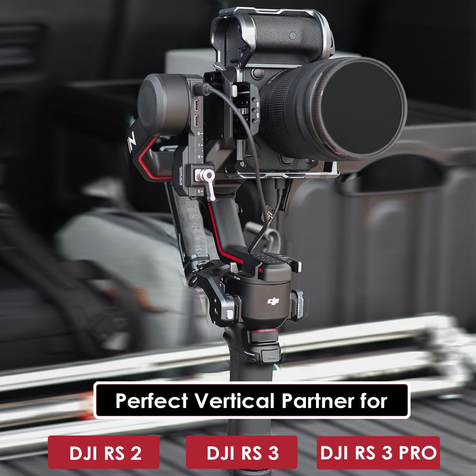 Amazon | RS3 Pro用垂直カメラマウント、堅牢なポートレート垂直撮影  