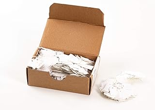 Herma 6932 Hanging Tags 15 x 24 mm with String Pack of 1000 White