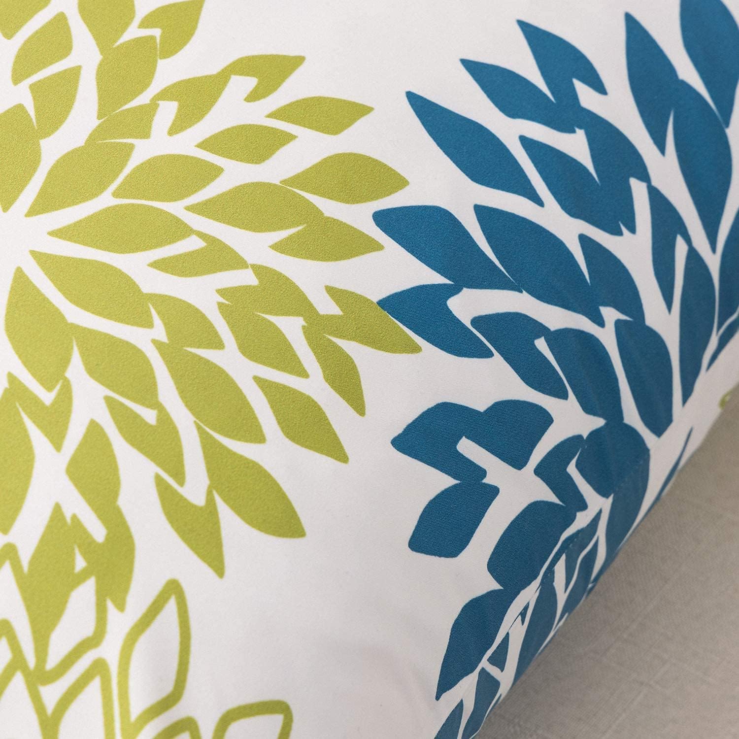 Phantoscope New Living Blue&Green Decorative Throw Pillow Case Cushion Cover 20" x 20" 50 x 50 cm Set of 4