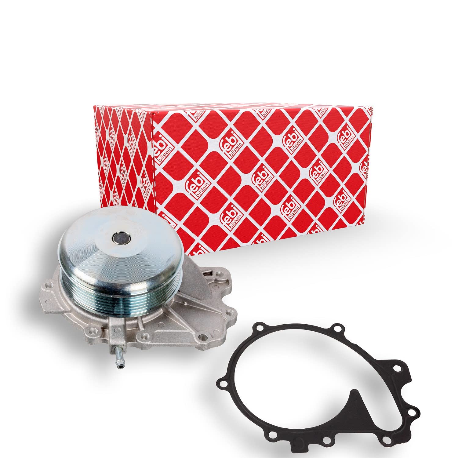 Water Pump fits MERCEDES C220 2.2D 13 to 18 Coolant 6512000002 A6512000002 Febi