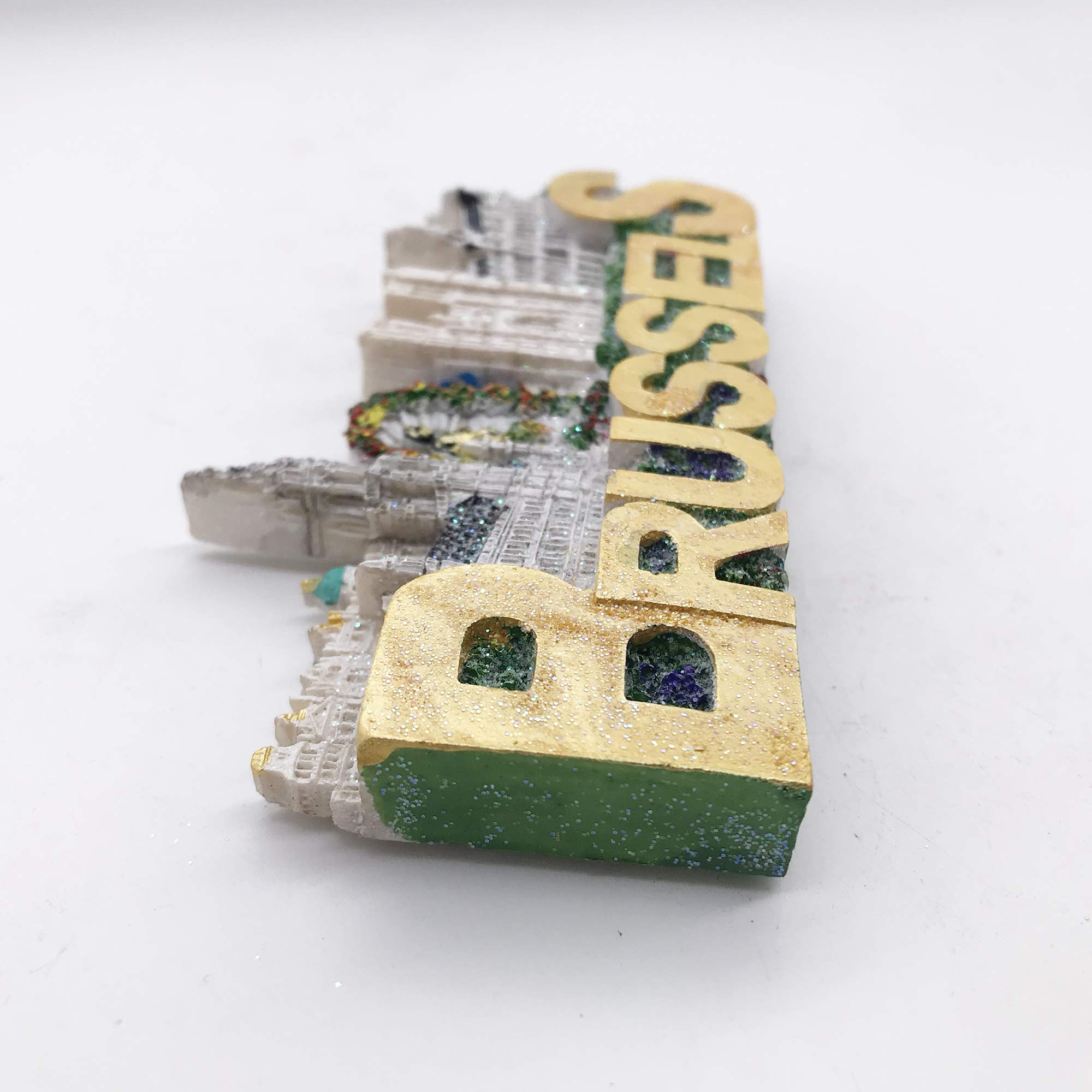 Brussel België 3D Koelkast Magneet Souvenir Cadeau,Hars Handgemaakte Brussel Koelkast Magneet Huis & Keuken Decoratie Collectie