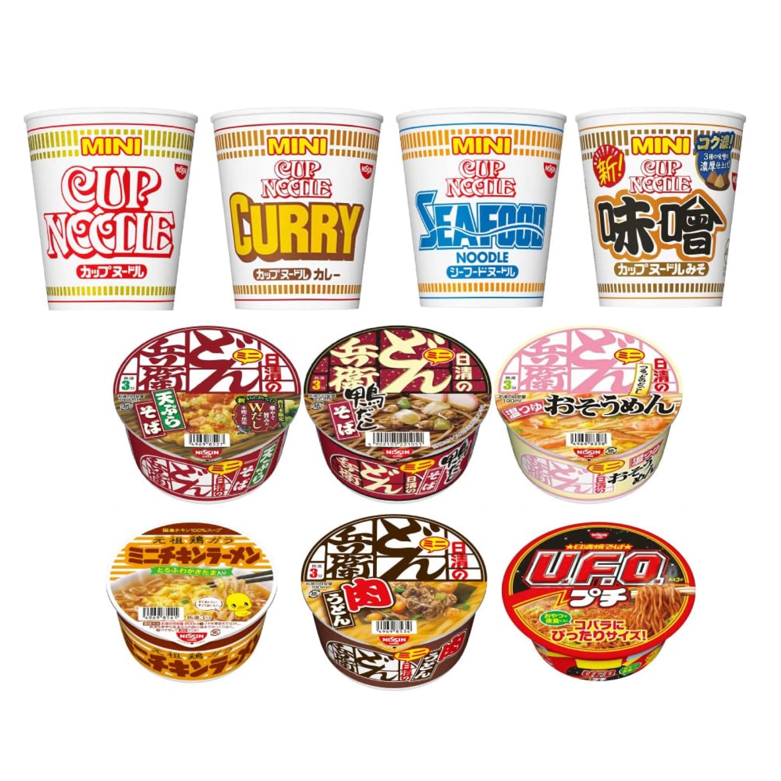 Amazon.co.jp: カップラーメン カップ麺 ミニ 詰め合わせ 18種 PSJ