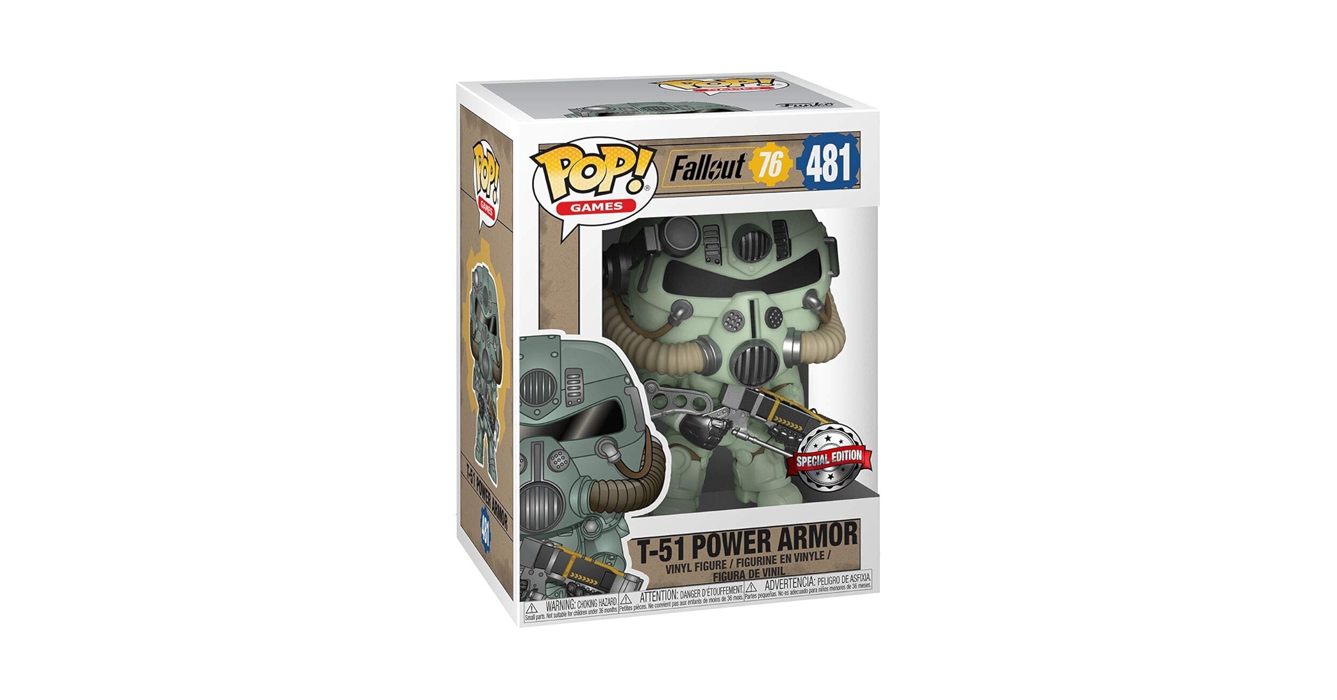 Amazon.com: Funko Fallout 76 - T-51 Power Armor Vinyl Figure