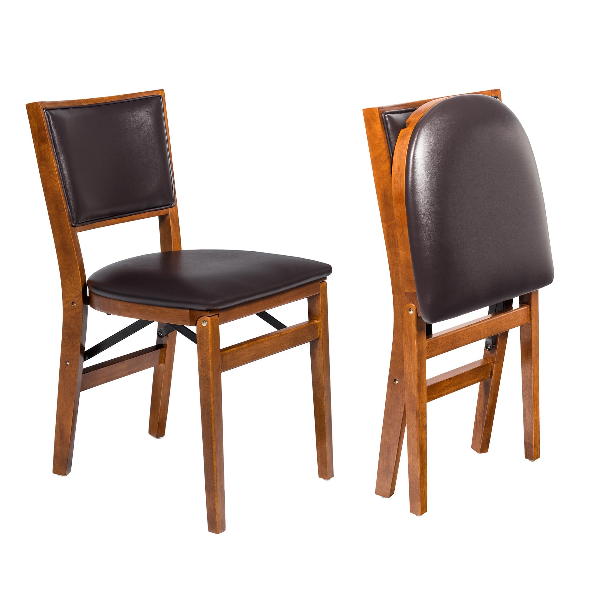 Amazon.com: Meco STAKMORE Retro Upholstered Back Folding Chair