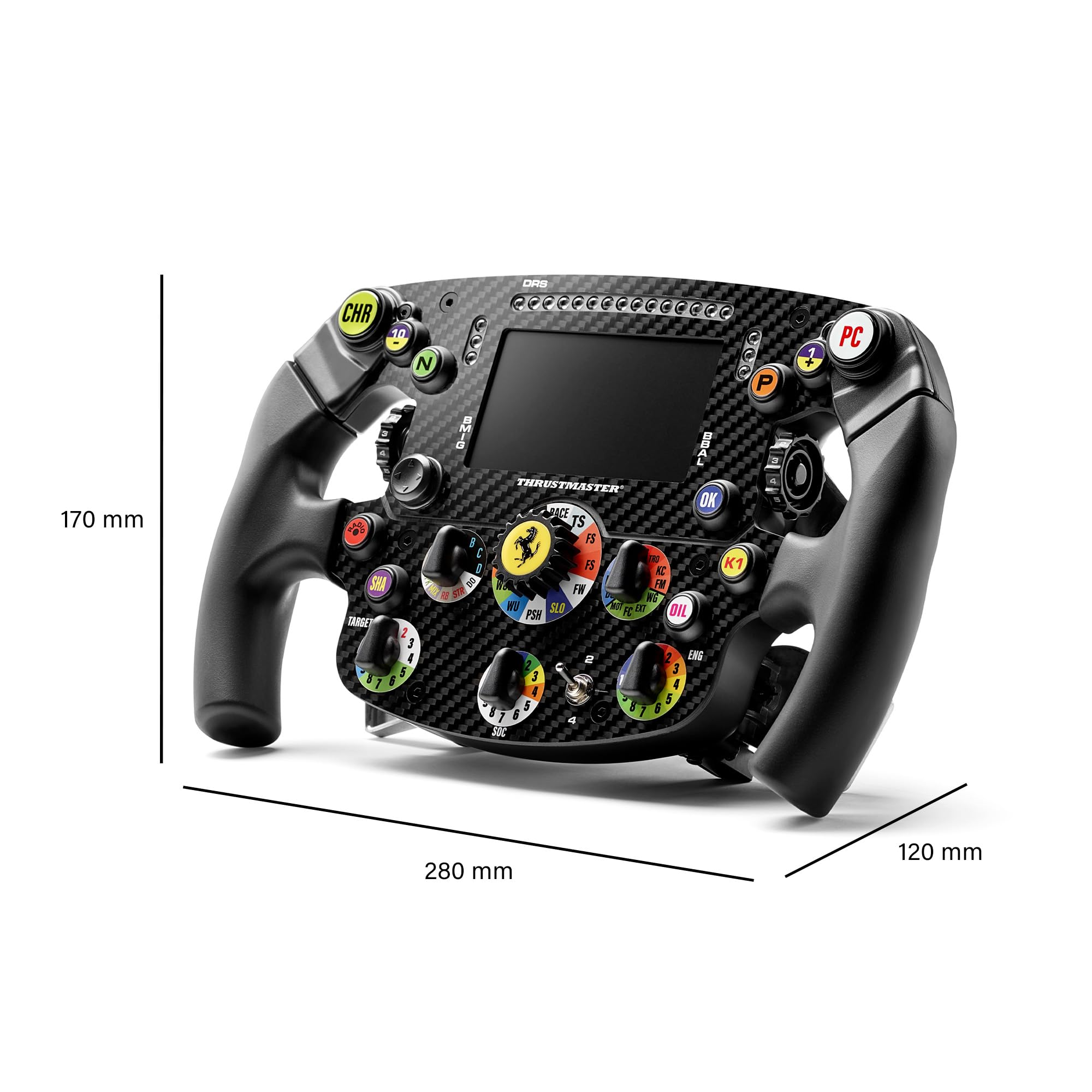 Thrustmaster Formula Wheel Add-On Ferrari SF-25 Edition, Volante da Corsa Replica su Licenza Ufficiale per PS5, PS4 e PC