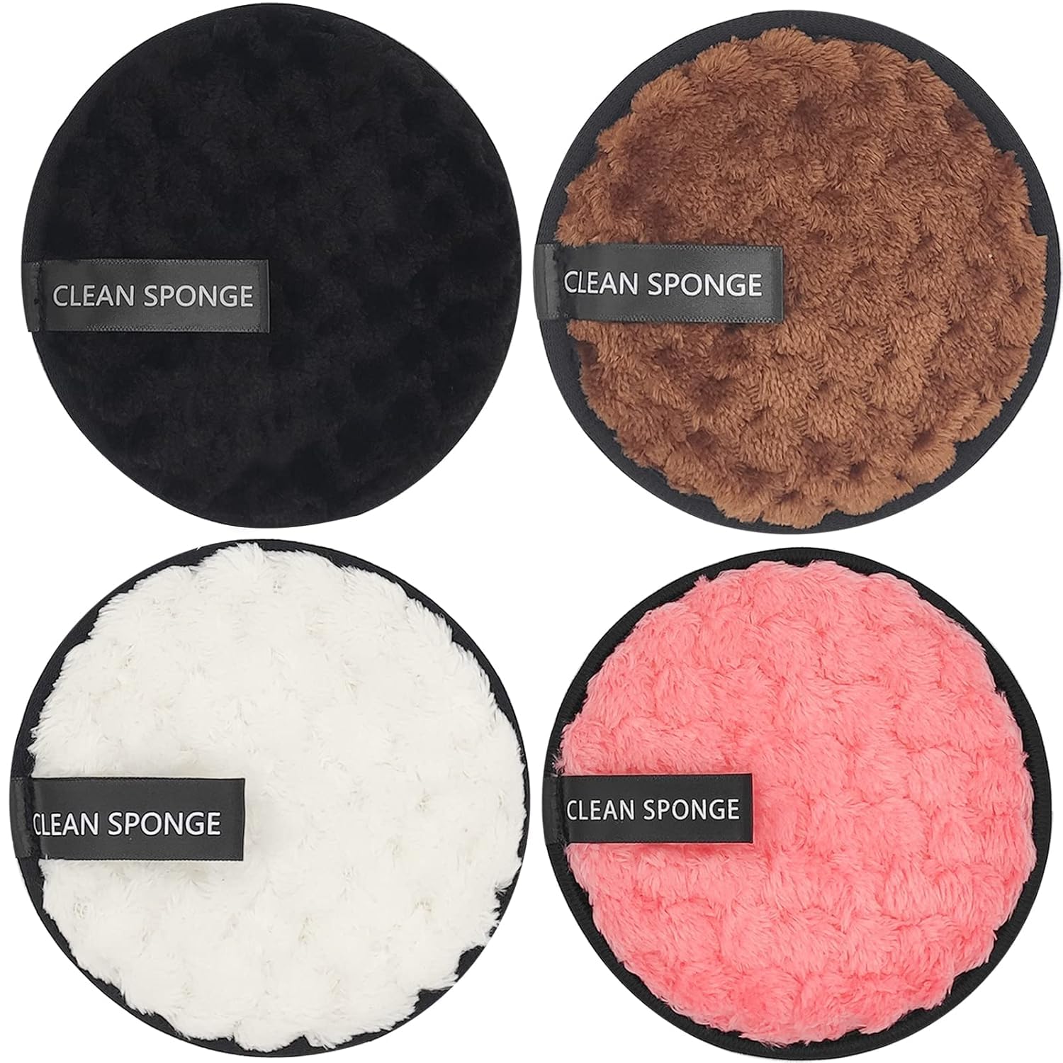 EDOMAC Reusable Makeup Remover Pad – Double-Sided Washable Cloth for Effortless Makeup Removal (Pack of 4)-image-16