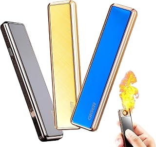 Xipe Windproof USB Arc Lighter, USB Arc Lighter Rechargeable (3pcs)
