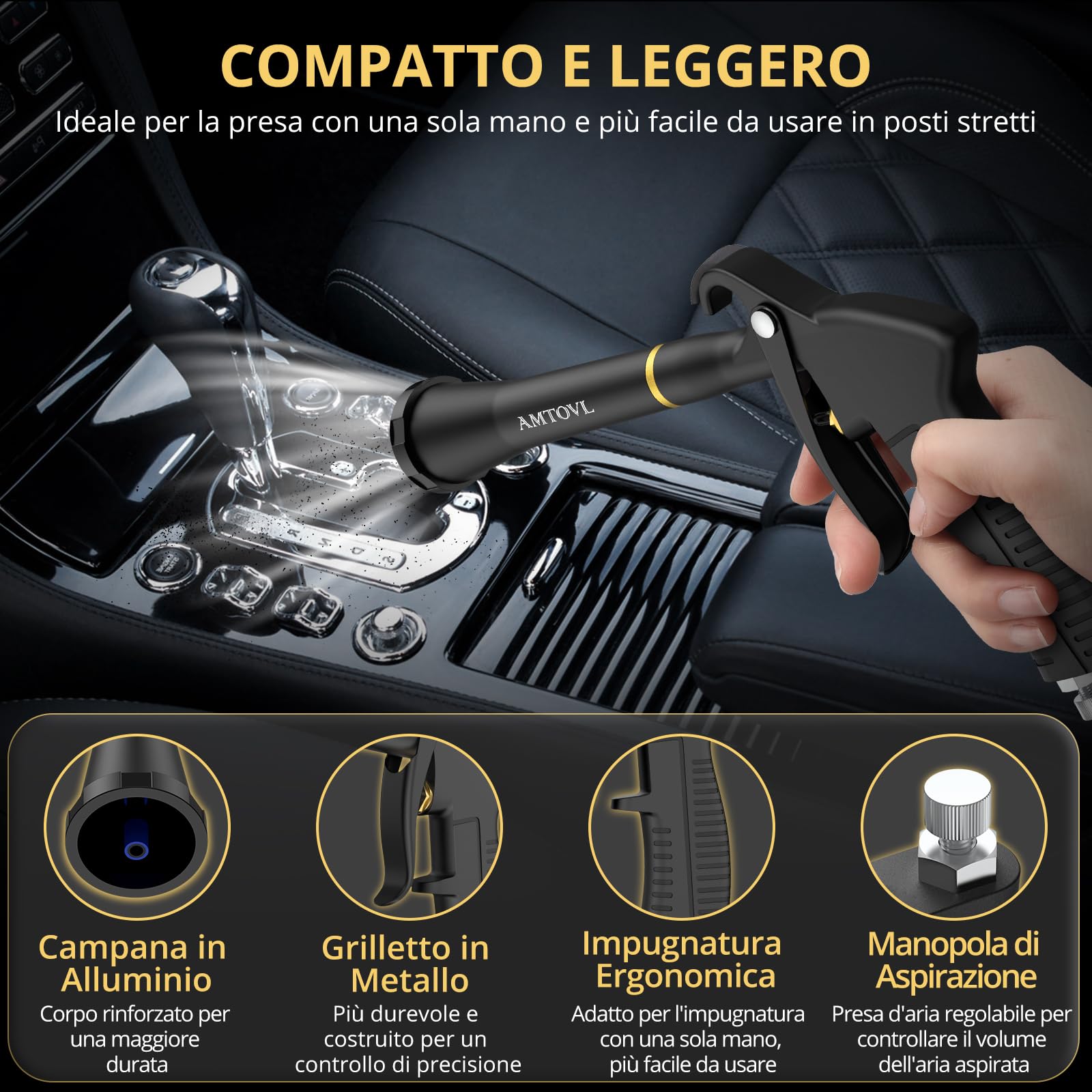 Car Detailing Kit Interior Car Cleaning Gun Detailing Interior Dryer ...