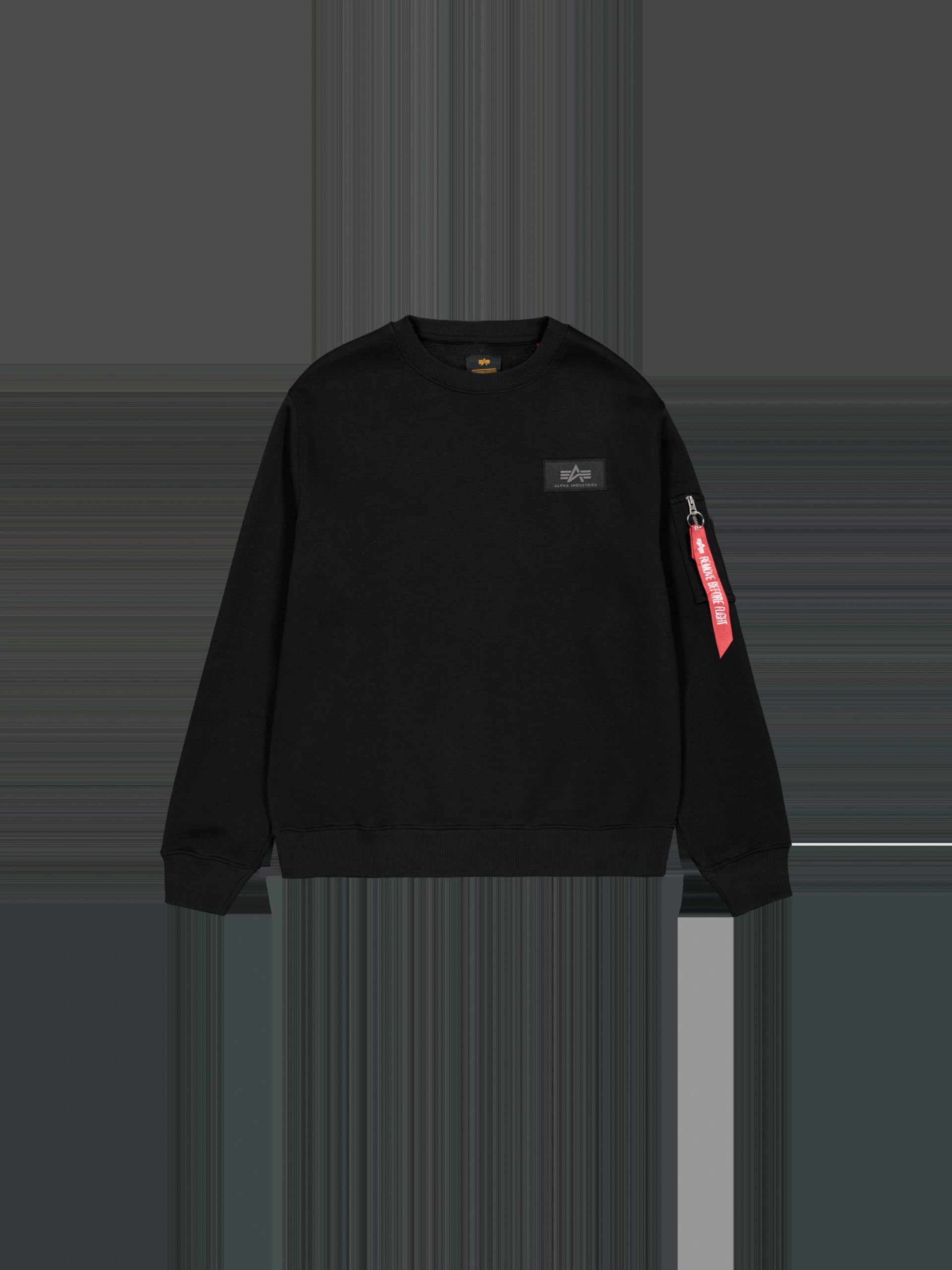 Alpha Industries Herren Back Print Crewneck Sweatshirt (1er Pack)