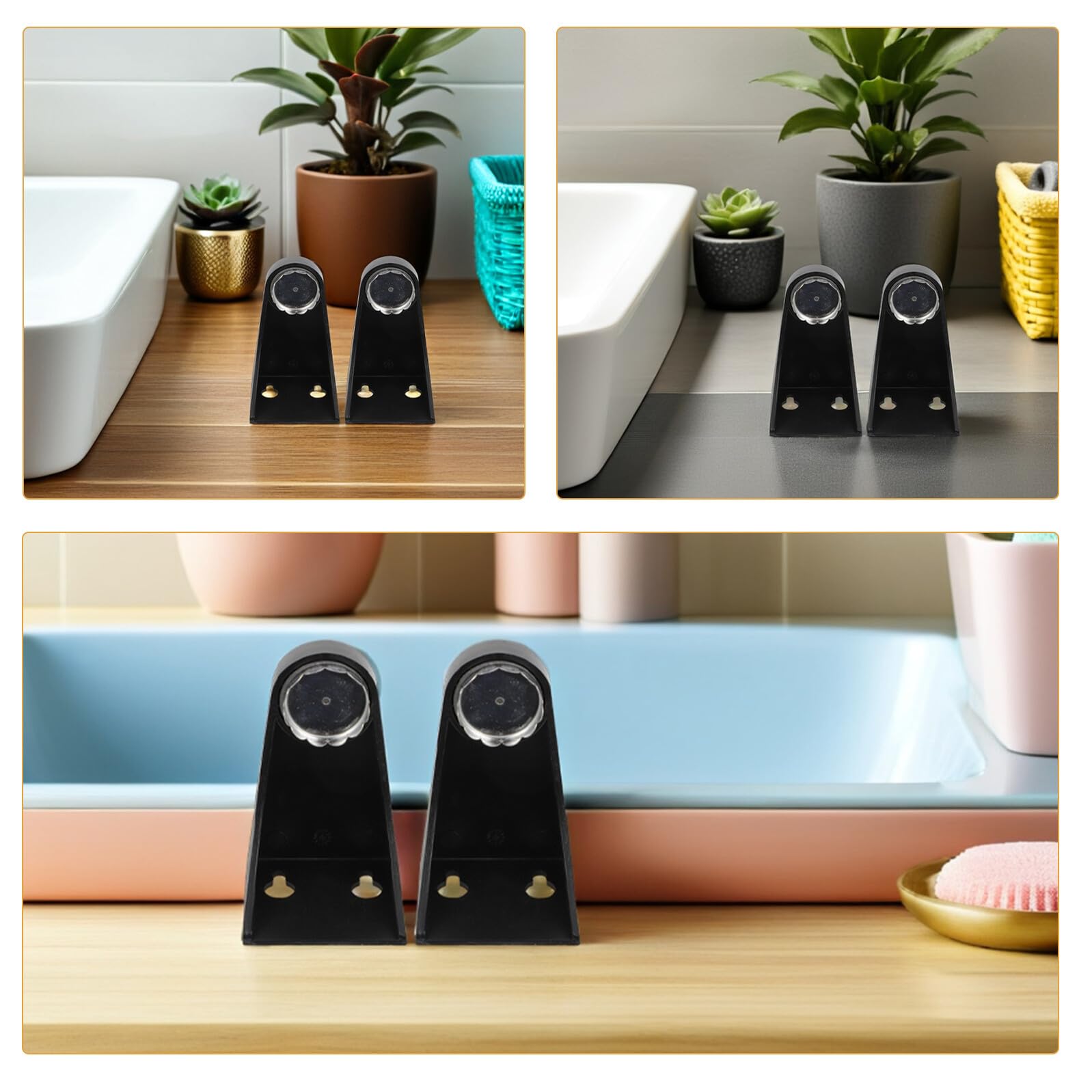 2 Szt. Magnetyczny Uchwyt Mydło Ścienny Szt Czarny Trwały i Odporny Rdzę Oszczędzający Miejsce Organizer Do Łazienki i Łatwy Montaż bez Wiercenia Elegancki Design