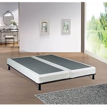 Continental Sleep 4-Inch Wood Split Low Profile Traditional Box Spring/Foundation For Mattress Set, Full