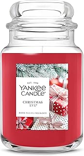 Christmas Eve Scented Candle, 22oz Large Jar with up to 150 Hour Burn Time, Giftable, Holidays