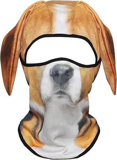 animal face neck gaiter