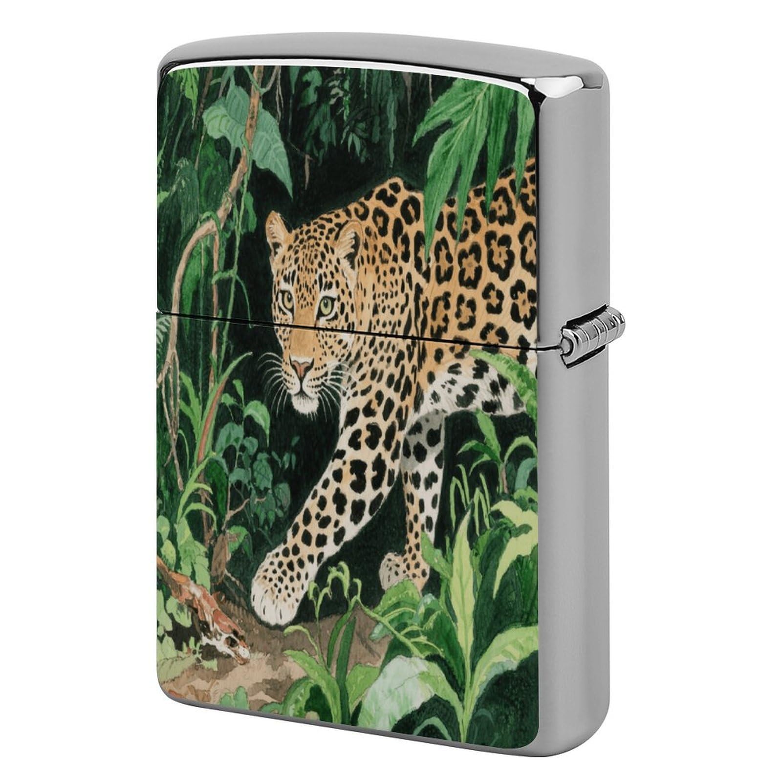 Fekiloot Style Jaguar Lighter Case Cover Metal Lighter Case