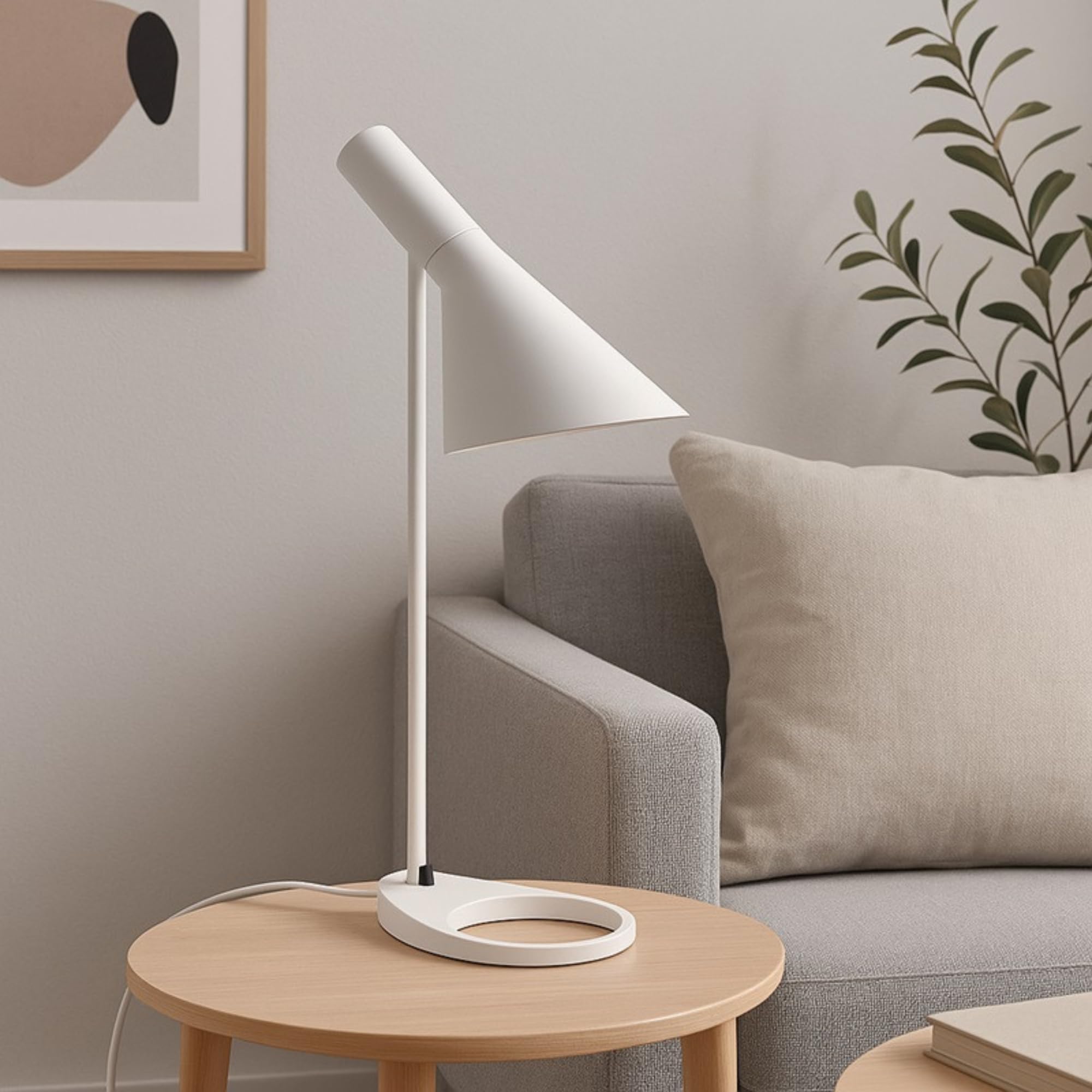 BarcelonaLED Lampada da scrivania design moderno metallo nordico E27 LED bianco per lettura studio ufficio tavolo da notte salotto camera da letto studio studio