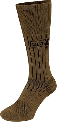 Miniatura 10 de 281Z Militar Demi Season - Calcetines transpirables para botas de media pantorrilla, senderismo táctico, senderismo, pesca al aire libre, caza (gris