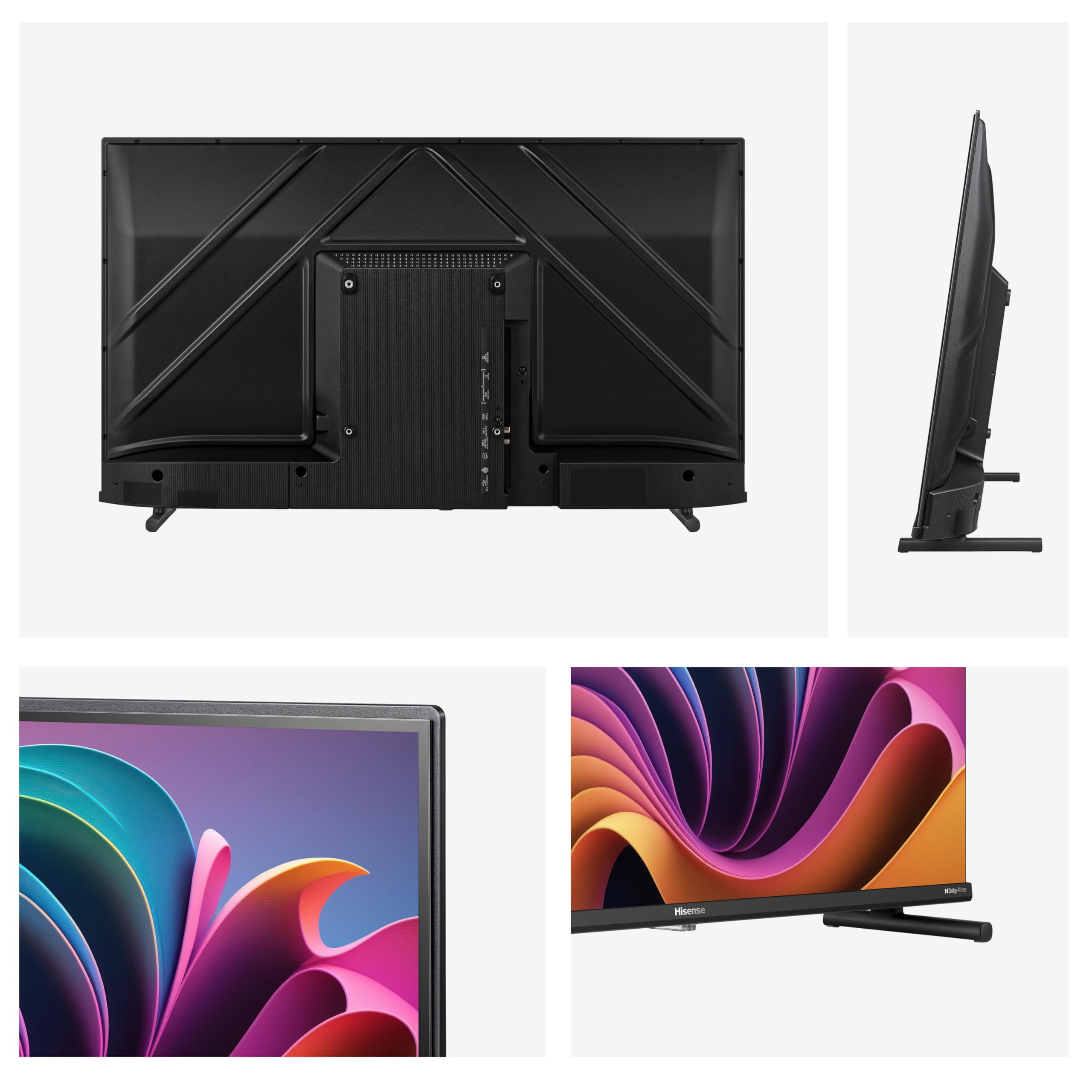 Hisense 40A5NQ 101cm (40 Zoll) QLED Fernseher Full HD, Smart TV, Triple Tuner, AI Sports Mode, Dolby Atmos, Share to TV, Duale Positionierung, WiFi, Game & Hotel Modus, Schwarz [2024]