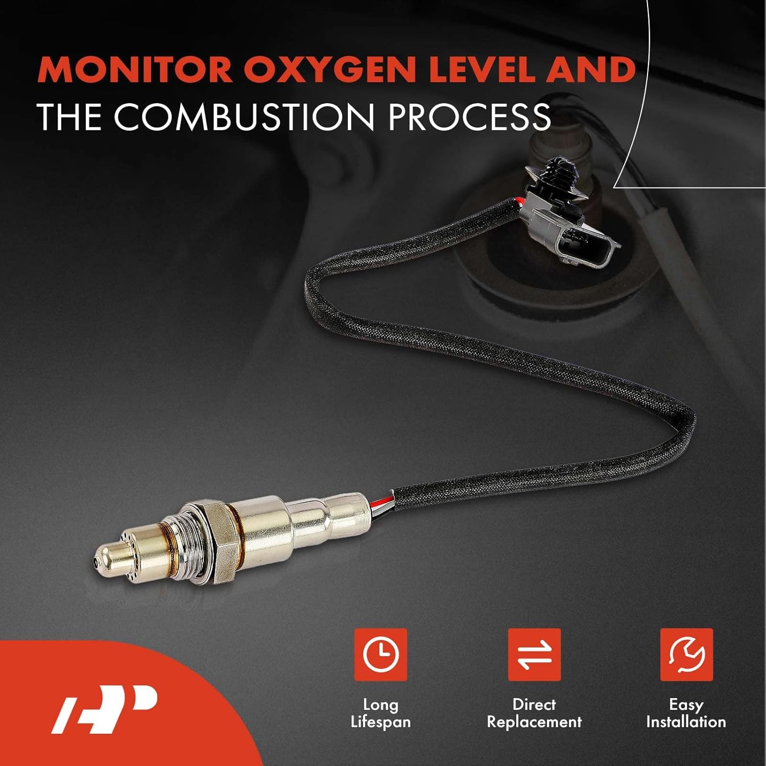 A-Premium 2-PC Set O2 Oxygen Sensor Compatible with Nissan Altima 2015 2017-2018, Pathfinder 2015-2019, Rogue 2017-2019, Sentra 2017-2019, Murano 2015-2019, Maxima, Quest & Infiniti QX60, Downstream