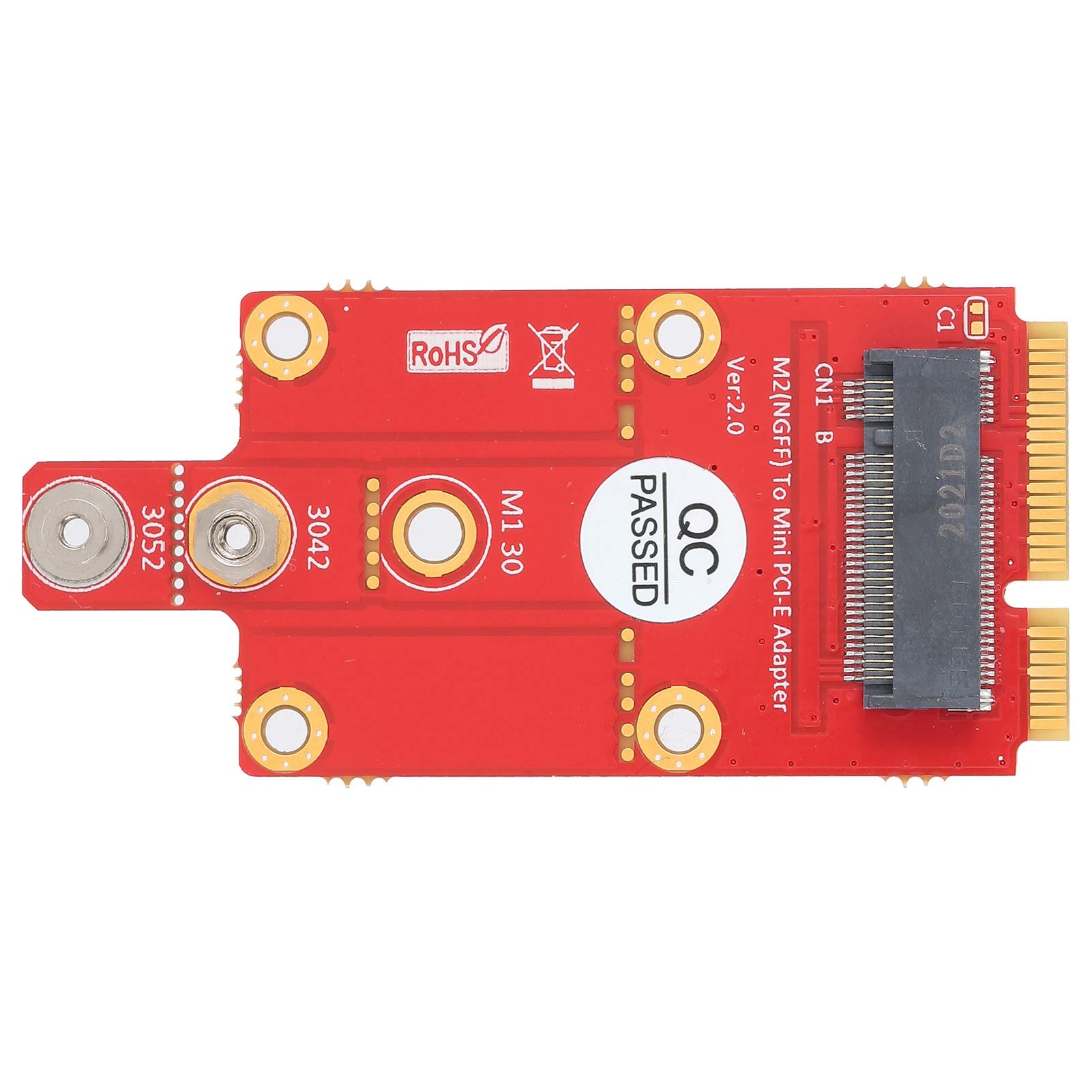 Adapter M2 Key B na Mini PCIE Trwały moduł konwertera umożliwia karty WWAN SSIC z gniazdem M2 do łączenia się z gniazdem Mini PCIE do komputerów stacjonarnych i komputerów stacjonarnych