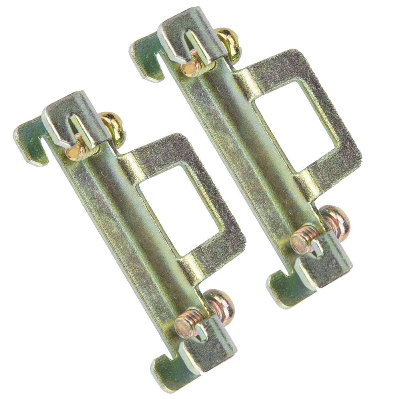 10 Sztuk 35 mm Metalowa Szyna DIN, Stała Śruba Zaciskowa, Typ Klips Mocujący do Przekaźników i Urządzeń Elektrycznych (Model Metalowy 11)