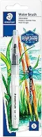Staedtler Pincel de água recarregável, para efeitos de aquarela e mistura, perfeito para pintura e coloração, 949 BK-1-C