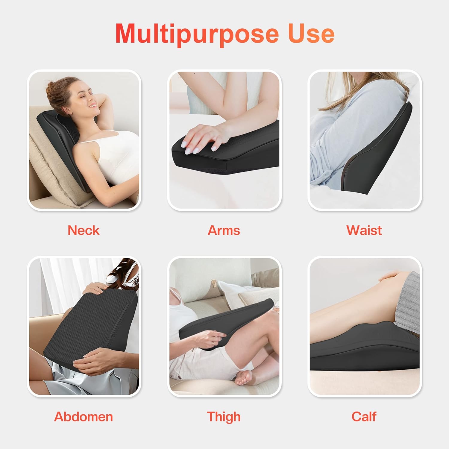 Common back massage with heat, shotsu neck and back with back, heat for pain relief, soothing heating and 3d kneading pillow gifts for women for men for men Common back massage with heat, shotsu neck and back with back, heat for pain relief, soothing heating and 3d kneading pillow gifts for women for men for men