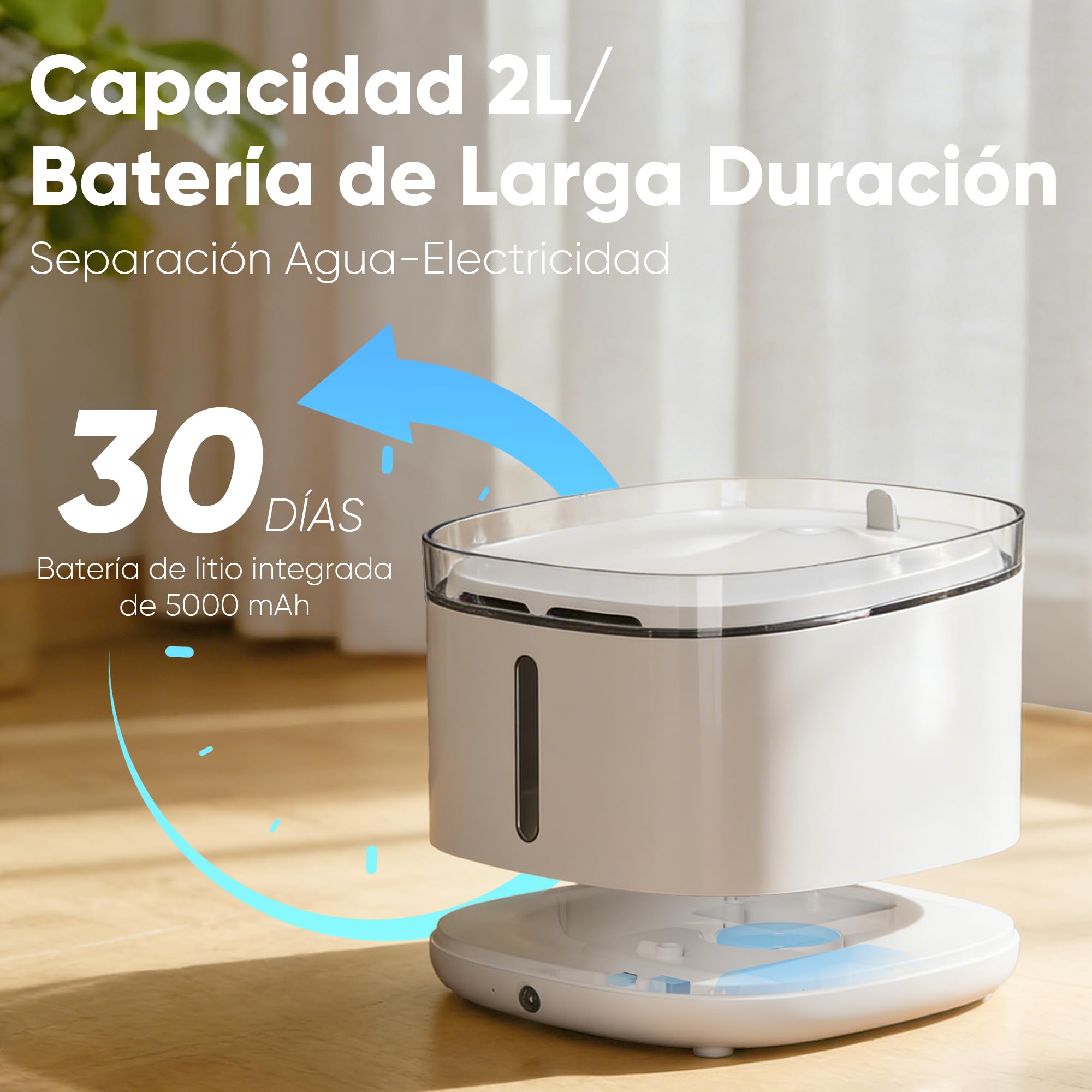 FUKUMARU Fuente para perros y gatos W10-E