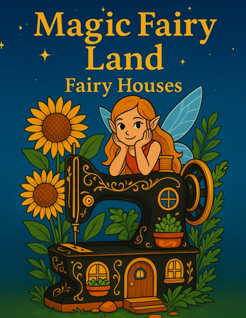 Magic Fairy Land: Fairy Houses coloring book
