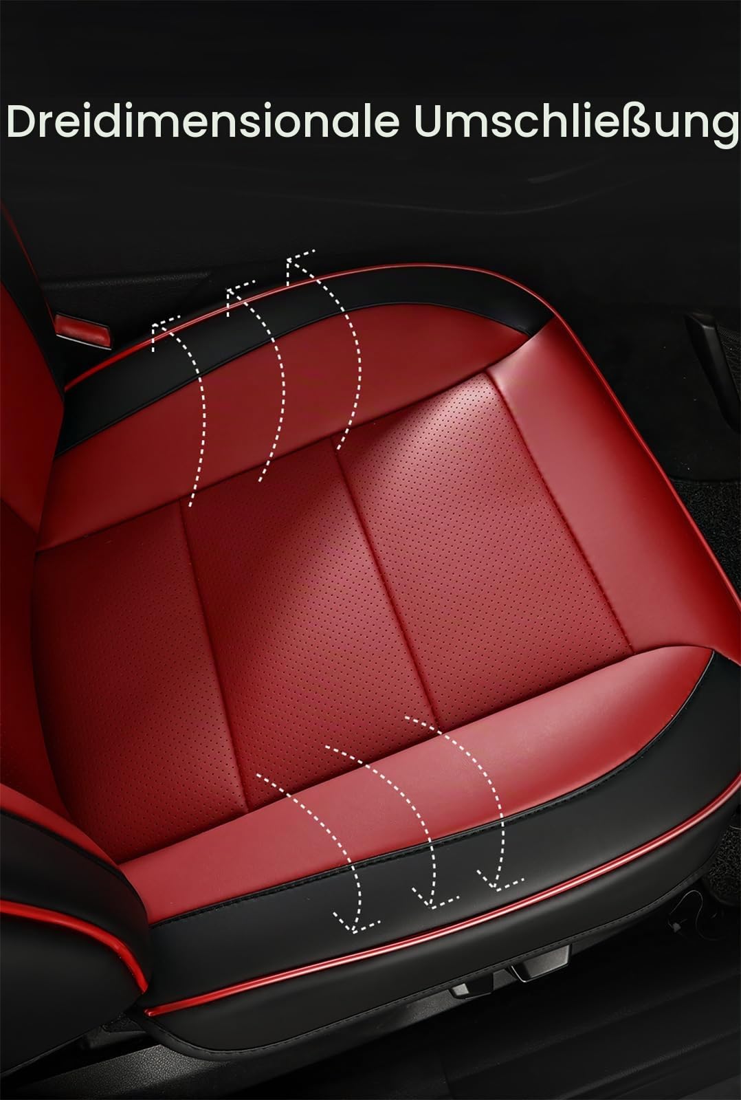 Autositzbezüge Komplett Set Universal in Premium Design | Schonbezüge für Opel Corsa Astra Meriva Insignia Mokka | Wasserdicht Sitzbezug | Auto Sitzbezüge Airbag Geeignet Rosa