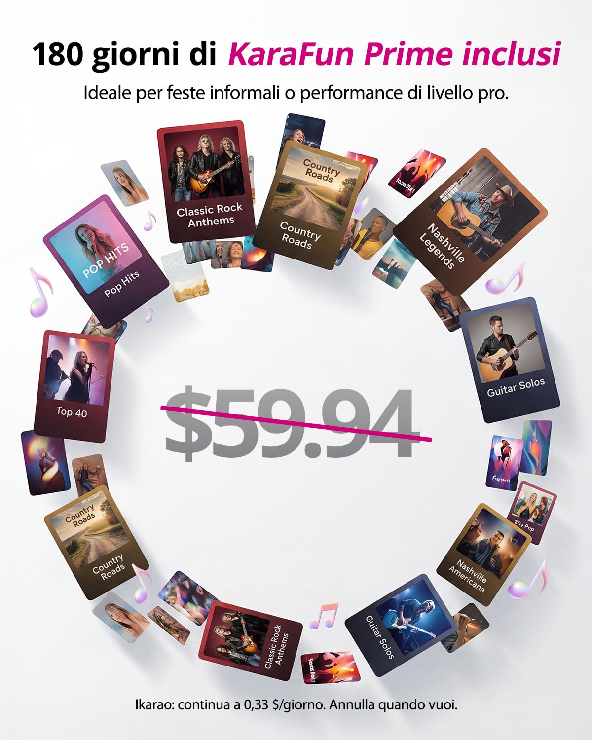 Karaoke con Microfono Portatile, Professionale Completo Per TV, Potenza 140W, Bluetooth, App Karafun, LED luci,Ideale per Feste, HDMI per i Testi (Shell S2)