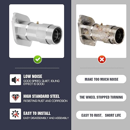 Miniatura 5 de Portacojinetes de eje trasero izquierdo o derecho para Yamaha Raptor 660R 2001 2002 2003 2004 2005, reemplazo para 5LP-25311-10-00