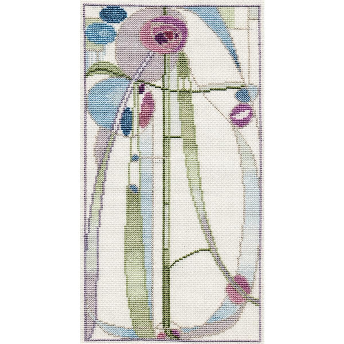 Derwentwater Designs Mackintosh Cross Stitch Kit - Rose Boudoir