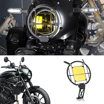 FOR Eliminator Eliminator SE Eliminator se 400 450 500 SE E400 E450 E500 2023-2024 Improved Headlight Net Guard Headlight Protective Cover Yellow headlight guard