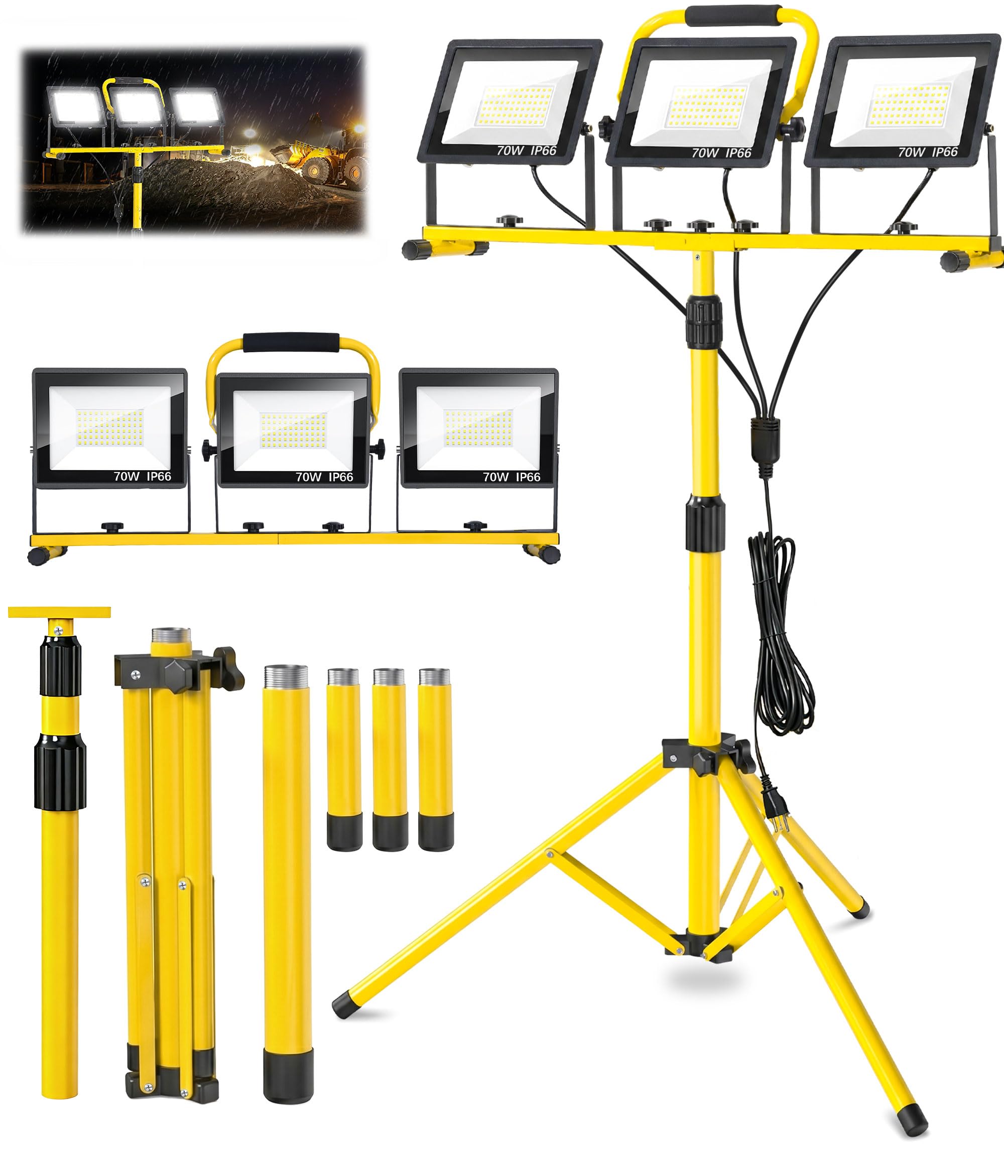 PACOLIT P 21000LM Tripod Work Light