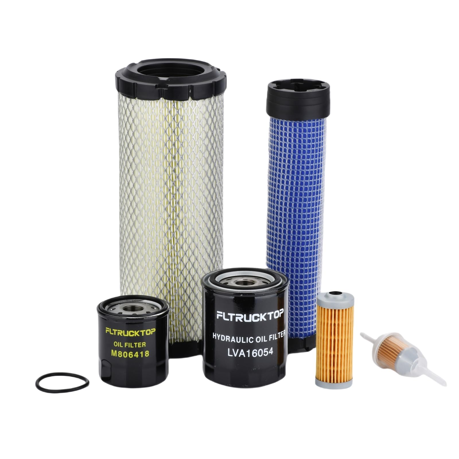 Photo 1 of FLTRUCKTOP LVA21036 Maintenance Filter Kit fits for John Deere 1025R 2025R Compact Utility Tractor with Yanmar 3TNV80F Engine Replaces M131802 M131803 LVA16054 AM116304 MIU804763 M806418