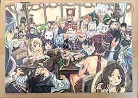 フェアリーテイル 完結記念感謝 の複製原画 カラー複製イラスト 真島ヒロ FAIRY TAIL