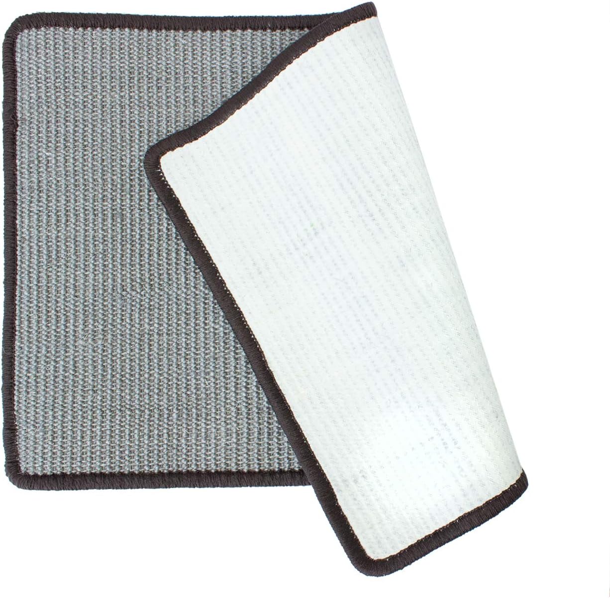 Downtown Pet Supply - Cat Scratcher - Sisal Rope Cat Scratching Pad with Non-Slip Mat - Cat Supplies for Indoor Cats - Sisal Cat Scratcher Grey - Standard - 24 x 16 in : Pet Supplies