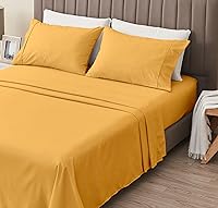 Vista 48 de 4-Piece Full Size Stripe Microfiber Sheet Set - Ultra-Soft, Brushed Bedding Sheets & Pillowcases - Wrinkle Free, Comfortable, All-Season Bed Sheets