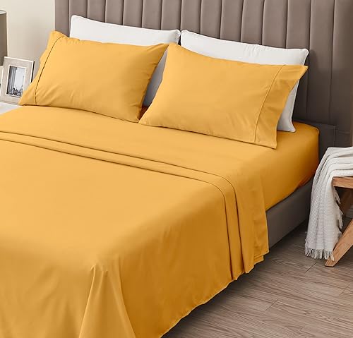 Miniatura 7 de Great Bay Home - Juego de sábanas de microfibra ultrasuave con estampado navideño, resistentes a la decoloración, tamaño Queen, cachorros con