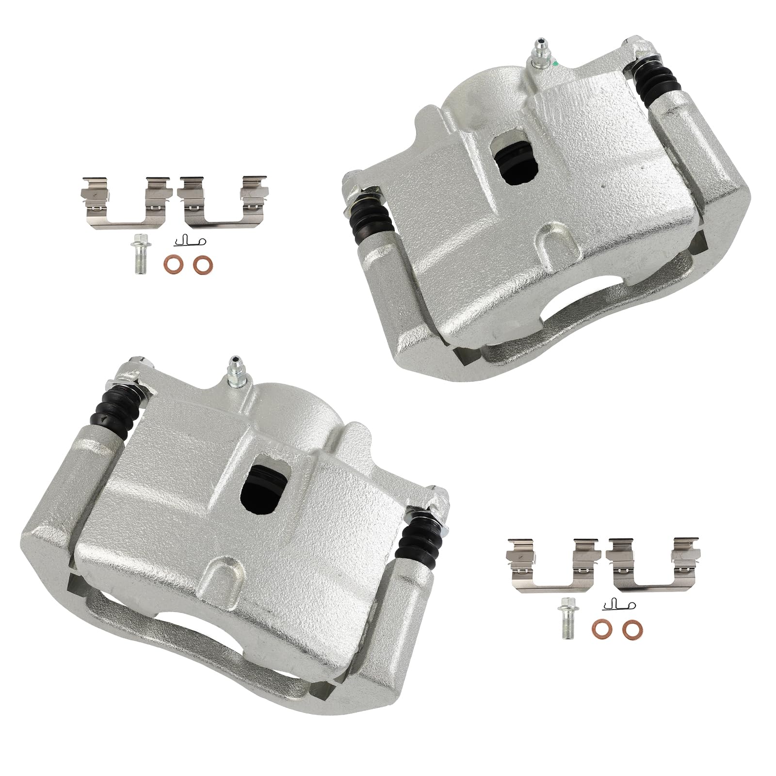 cciyu Front Left &amp; Right Disc Brake Calipers With Bracket 18B5422 18B5423