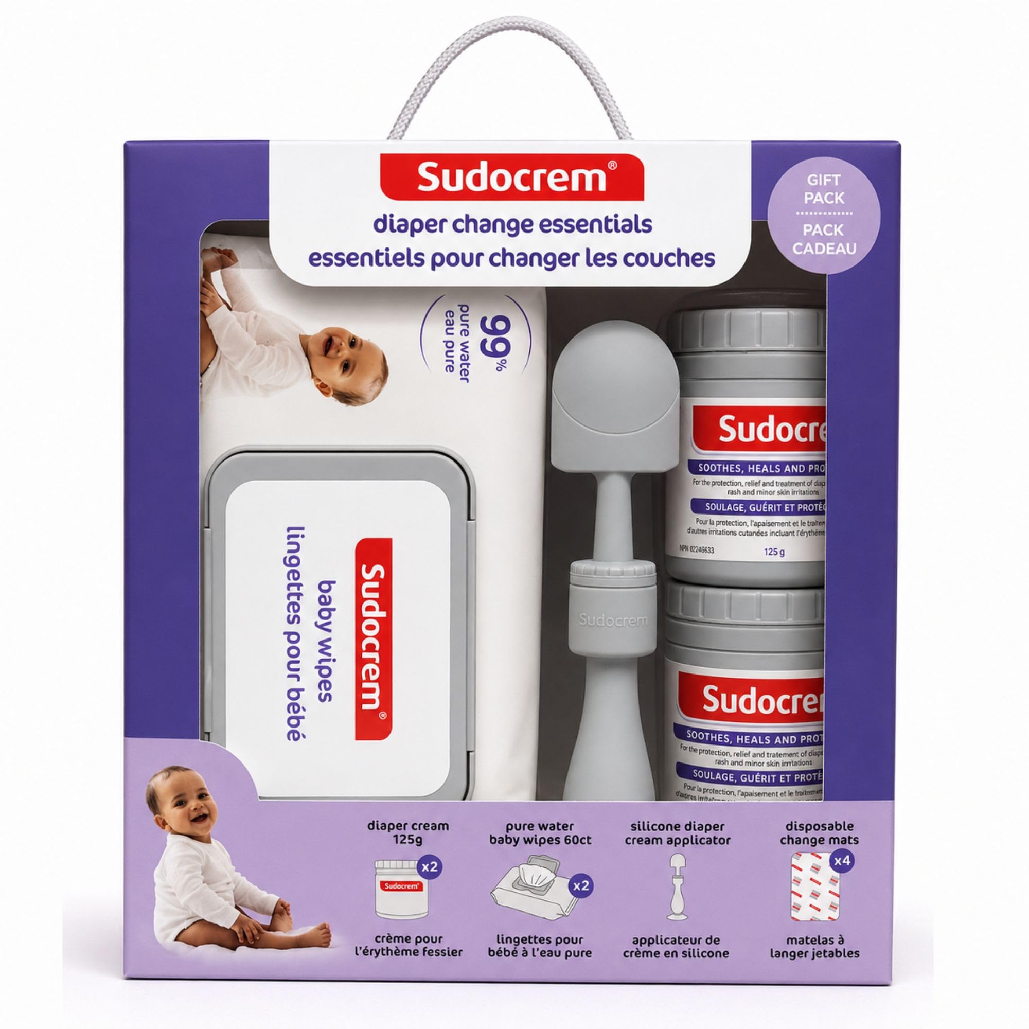 【新品未使用】SALAFE+ antiperspirant cream9個セット Sudocrem Diaper Change Gift Set - Includes: 2 x 60 Count Wipes, 2