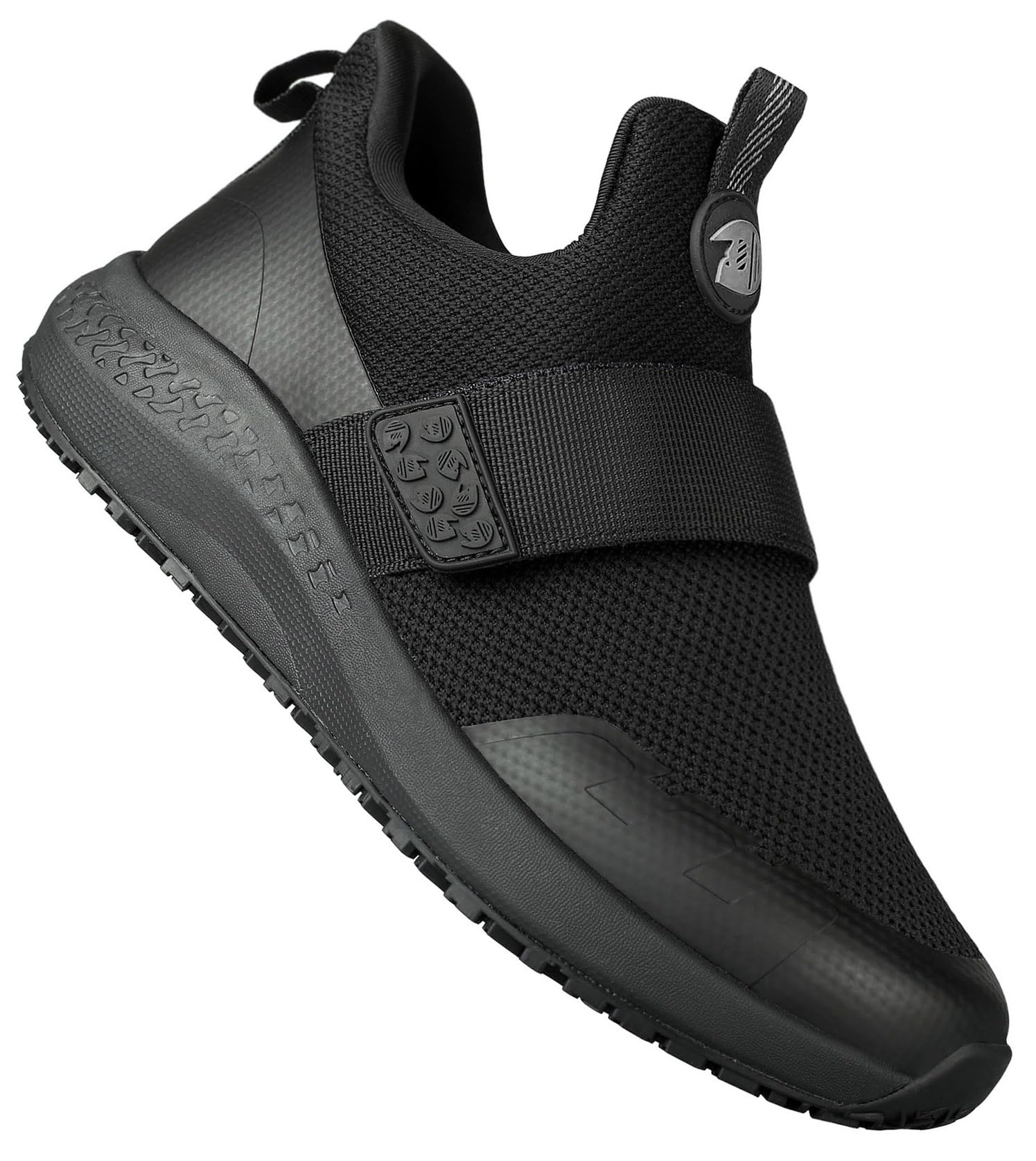 Delobi Mesh Non Slip Work Shoes for Men Food Service Slip On Chef Kitchen Shoes Waterproof Work Shoes Restaurant Slip Resistant Walking and Casual Breathable Working Footwear