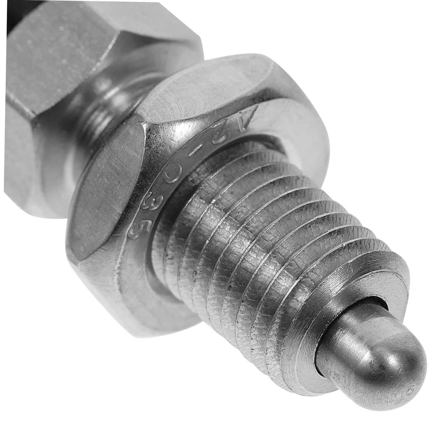 Zerodeko Self-Locking Spring Plunger Stainless Steel Index Plunger Locking Mechanism for Secure Industrial and Mechanical Applications