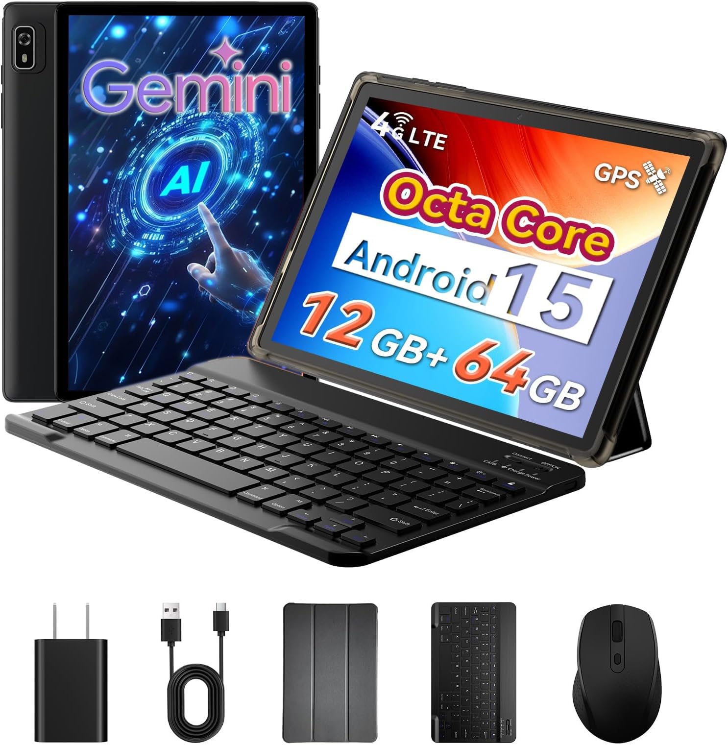 Amazon.com : Android Tablet 10 inch, Android 15 Tablet with