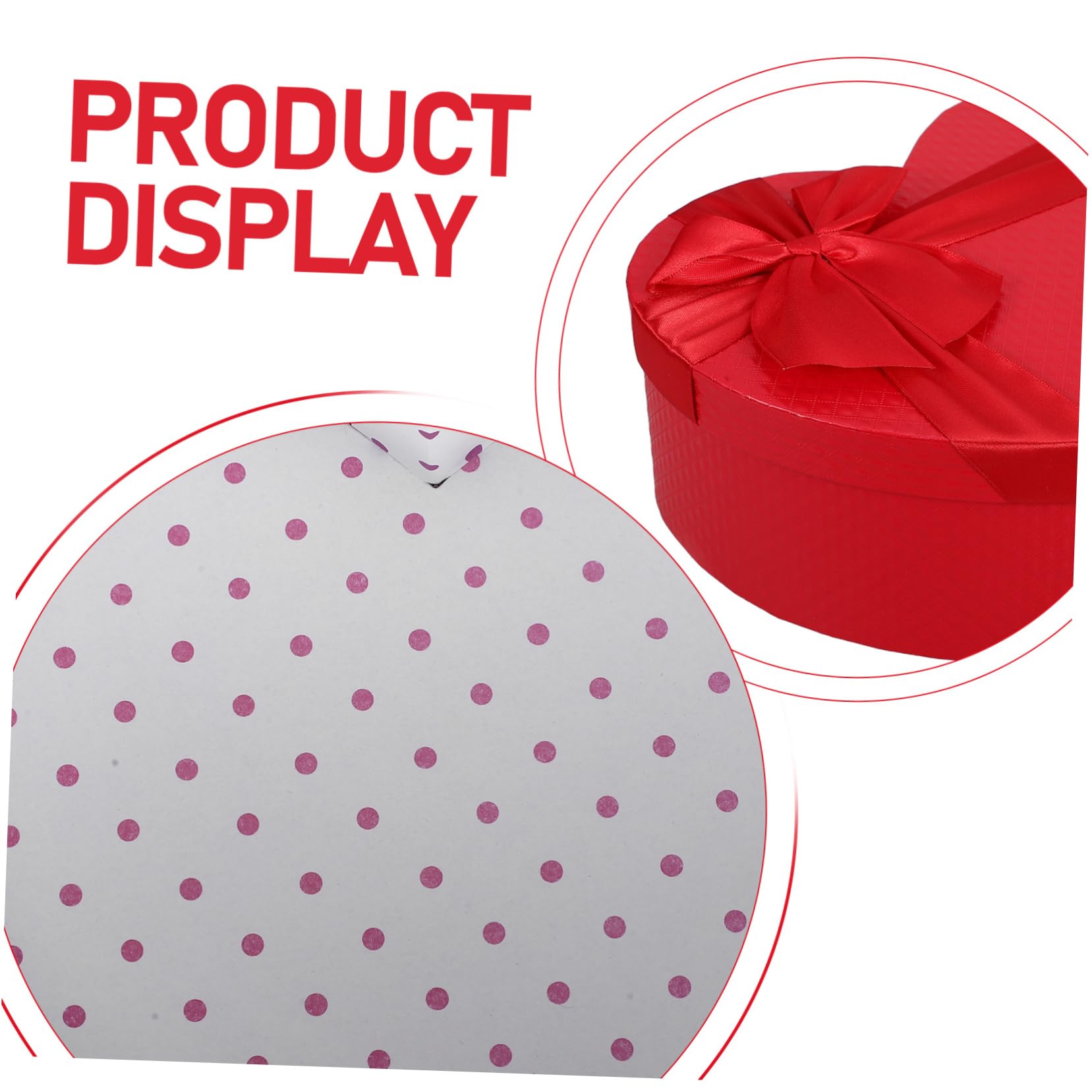 ERINGOGO 3stücke Teiliges Set Herzform Geschenkschachteln Rot Dekorative Verpackung Für Valentinstag Geburtstage Und Jubiläen Kreative Geschenkverpackung Für Besondere Anlässe