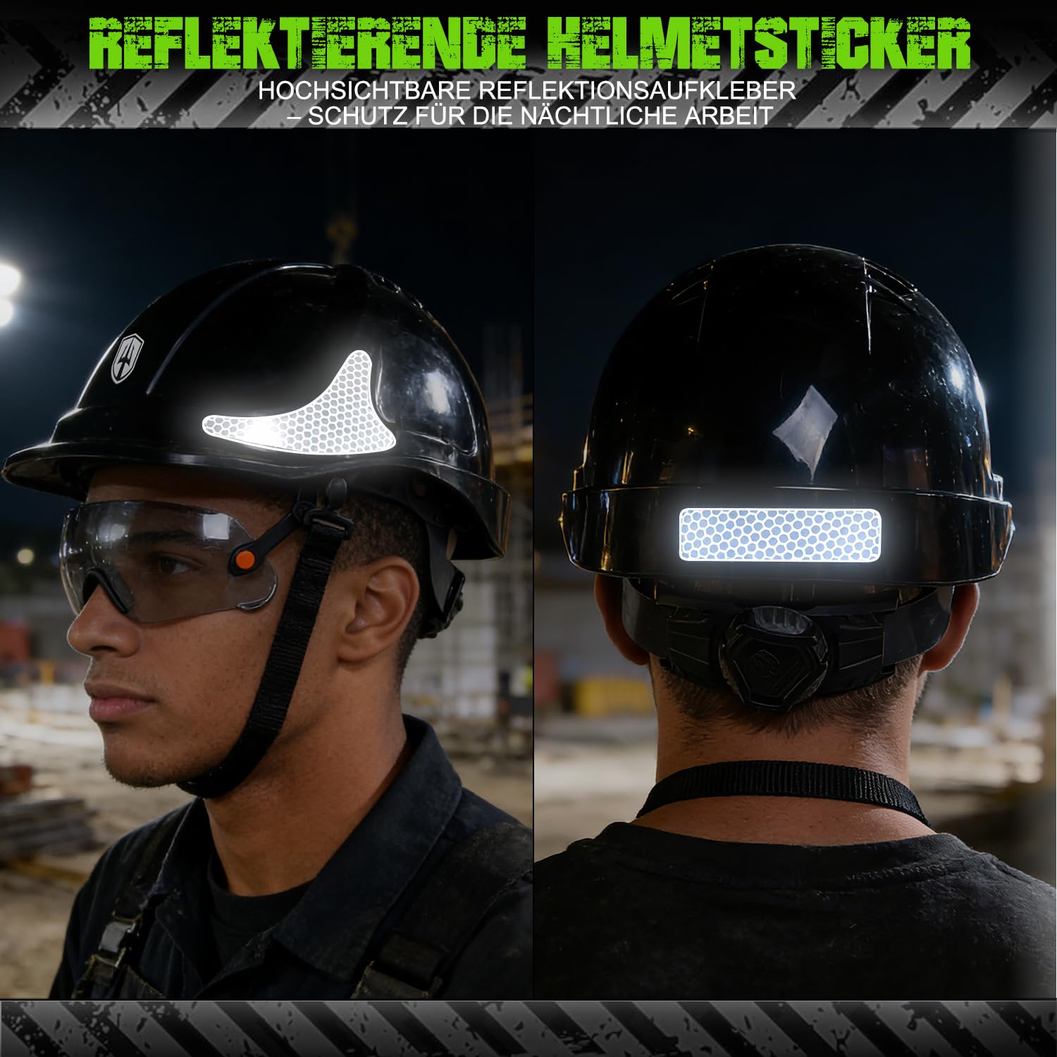 GREEN DEVIL 2910VR EN397 Casco da lavoro, casco di sicurezza per cantieri, ventilazione industriale, regolazione a cricchetto, comodo materiale ABS