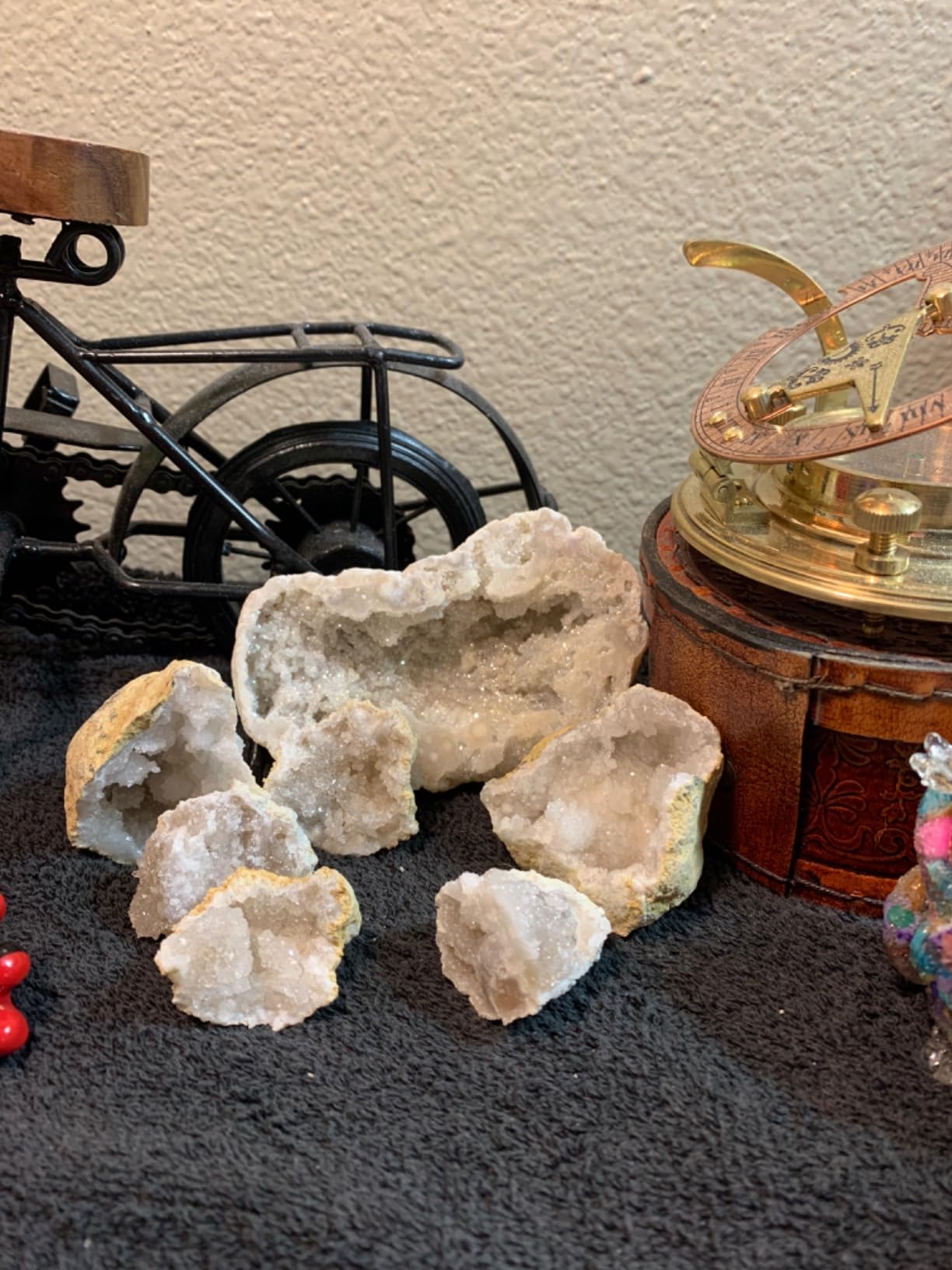 Exciting to break open and see what is inside. Some are quite beautiful