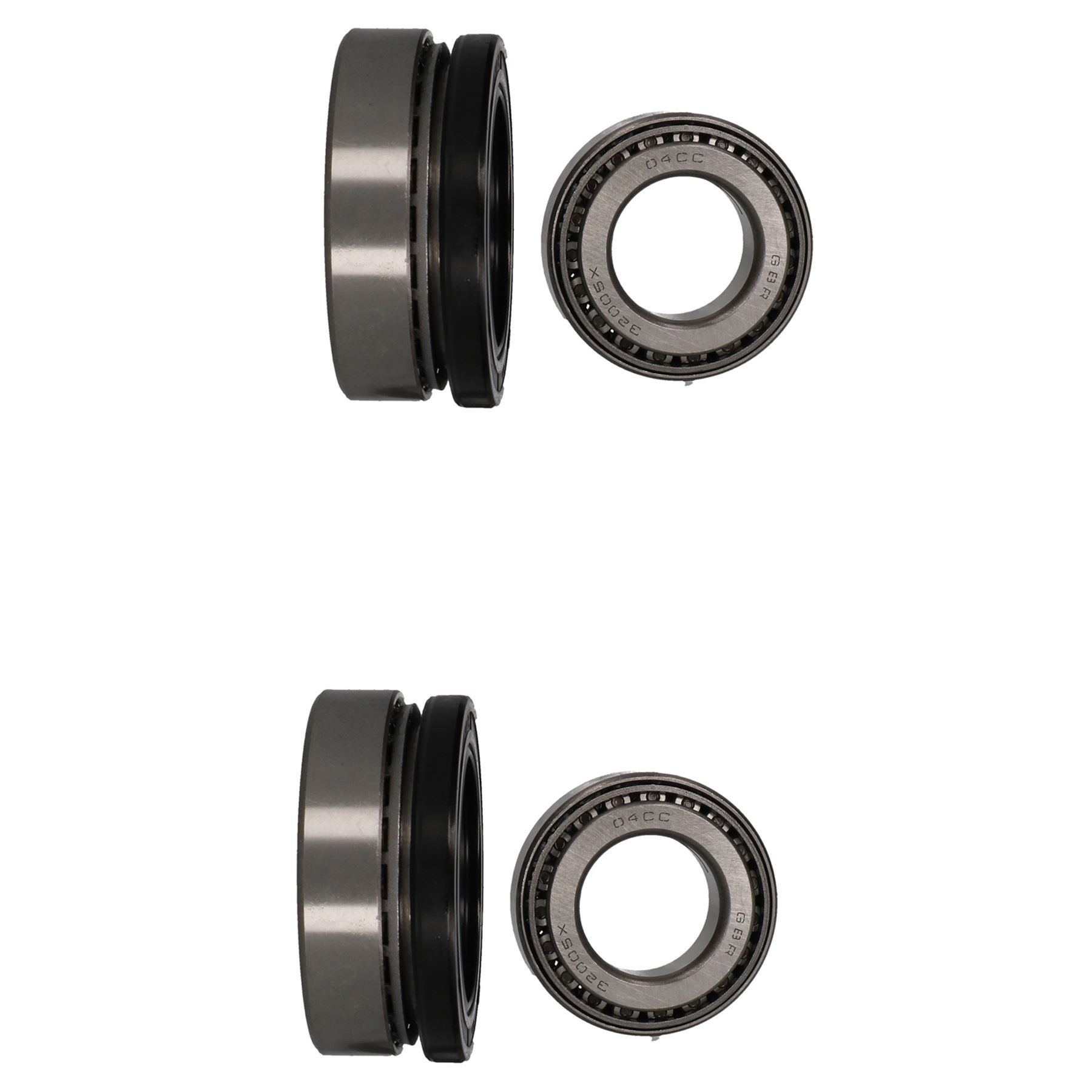 AB Tools 2 Trailer Wheel Hub Tapered Roller Bearings Kit for ALKO 2361 KIT 32005 32007