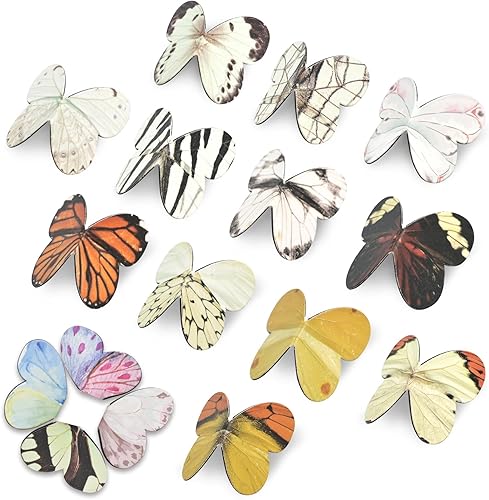 16 marcadores magnéticos de mariposa, clips de página de marcadores de libro de mariposas, bonitos marcadores magnéticos para mujeres, bonitos