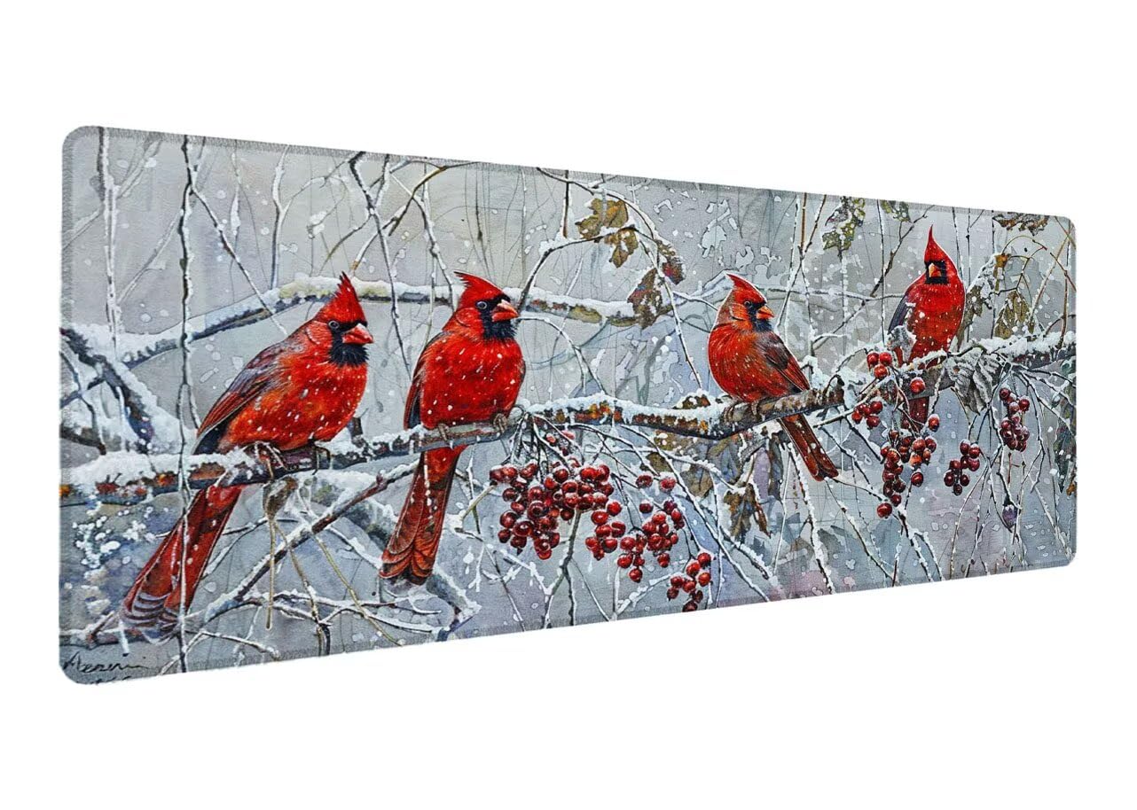 Gaming muismat XXL 1000 x 500 mm, muismat dieren met genaaide randen